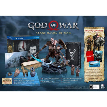 God of War - Stone Mason Edition [PlayStation 4] PlayStation 4 Video Game Sony   