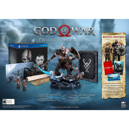 God of War - Collector's Edition [PlayStation 4] PlayStation 4 Video Game Sony   