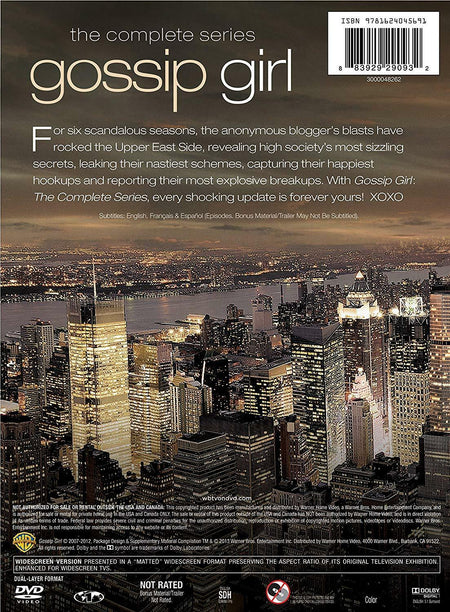 Gossip Girl: The Complete Series - Seasons 1-6 [DVD Box Set] DVDs & Blu-Rays Warner Bros.   