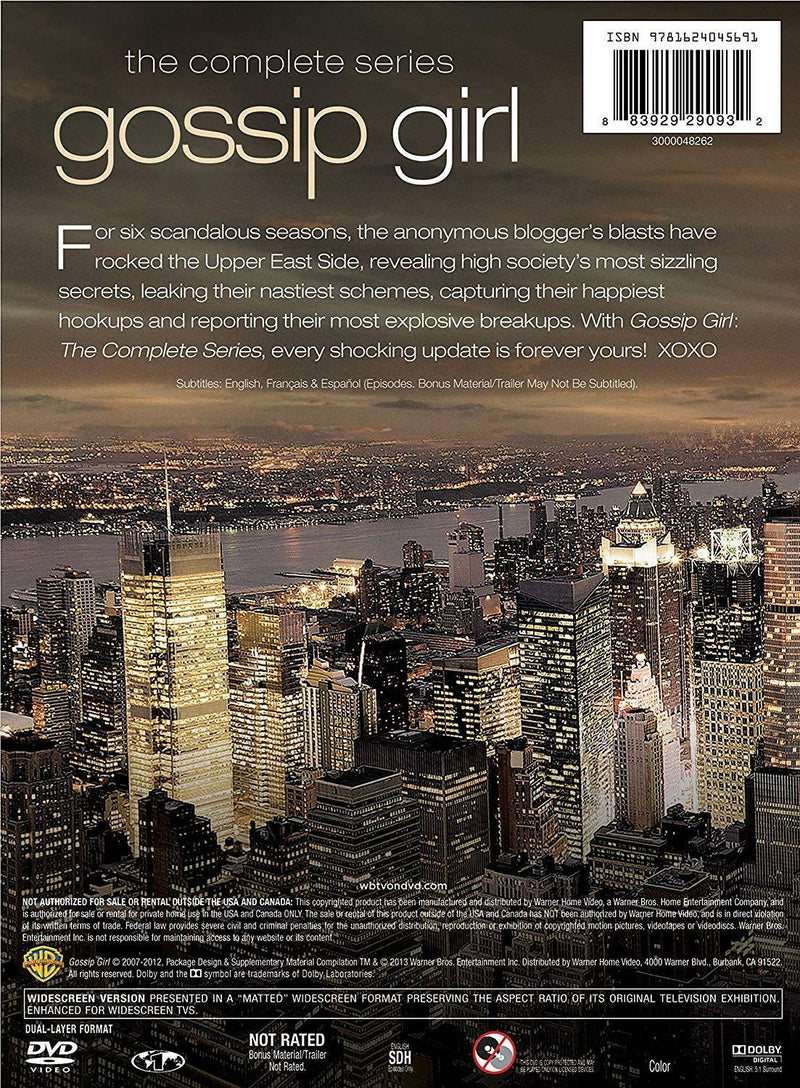Gossip Girl: The Complete Series - Seasons 1-6 [DVD Box Set] DVDs & Blu-Rays Warner Bros.   