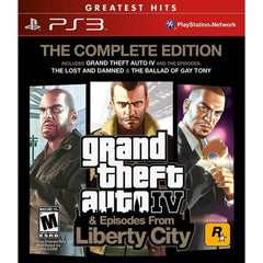 Grand Theft Auto IV & Episodes From Liberty City: The Complete Edition [PlayStation 3] PlayStation 3 Video Game Rockstar Games   