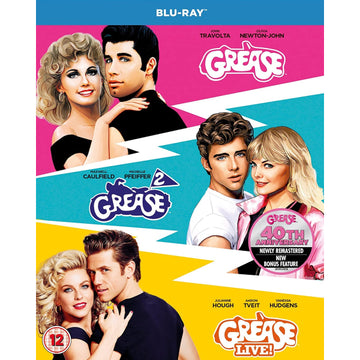 Grease: 3-Movie Collection - 40th Anniversary Edition [Blu-Ray Box Set] DVDs & Blu-Rays Paramount   