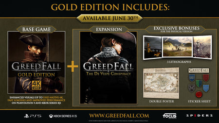 GreedFall - Gold Edition [Xbox One / Xbox Series X] Xbox Series X Video Game Maximum Games   