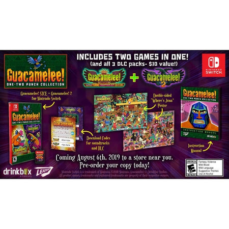 Guacamelee! One-Two Punch Collection [Nintendo Switch] Nintendo Switch Video Game Leadman Games   