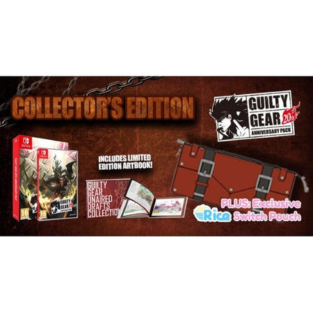 Guilty Gear 20th Anniversary Pack - Collector's Edition w/ Exclusive Pouch [Nintendo Switch] Nintendo Switch Video Game PQube   
