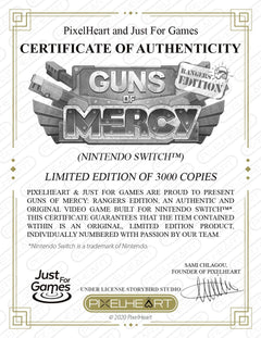 Guns of Mercy: Rangers Edition [Nintendo Switch] Nintendo Switch Video Game PixelHeart   