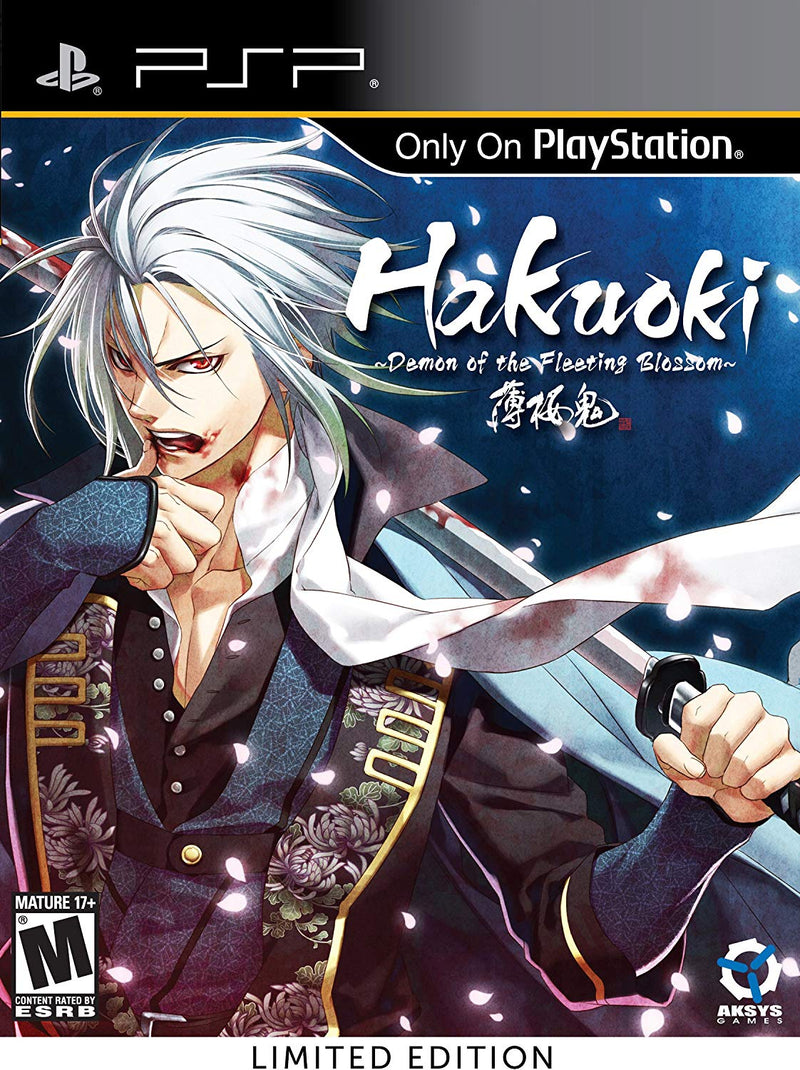 Hakuoki: Demon of the Fleeting Blossom - Limited Edition [Sony PSP] Sony PSP Video Game Aksys Games   