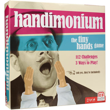 Handimonium: The Tiny Hands Game [Board Game, 2+ Players] Board Game Mattel   