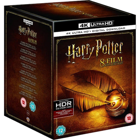 Harry Potter 8-Film Complete Collection [Blu-Ray Box Set + 4K UHD + Digital] DVDs & Blu-Rays Warner Bros.   