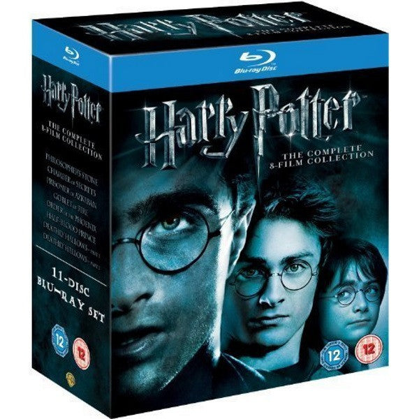 Harry Potter: The Complete 8-Film Collection [Blu-Ray Box Set] DVDs & Blu-Rays Warner Bros.   
