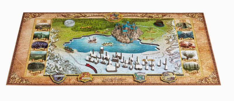 4D Cityscapes Harry Potter: The Wizarding World [Puzzle, 892 Piece] Board Game 4D Cityscape   
