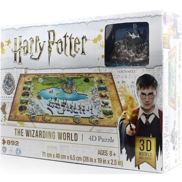 4D Cityscapes Harry Potter: The Wizarding World [Puzzle, 892 Piece] Board Game 4D Cityscape   