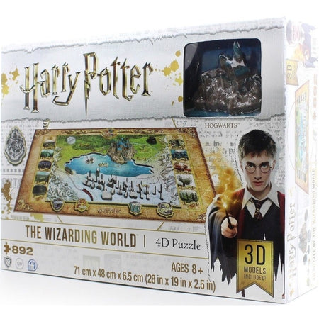 4D Cityscapes Harry Potter: The Wizarding World [Puzzle, 892 Piece] Board Game 4D Cityscape   