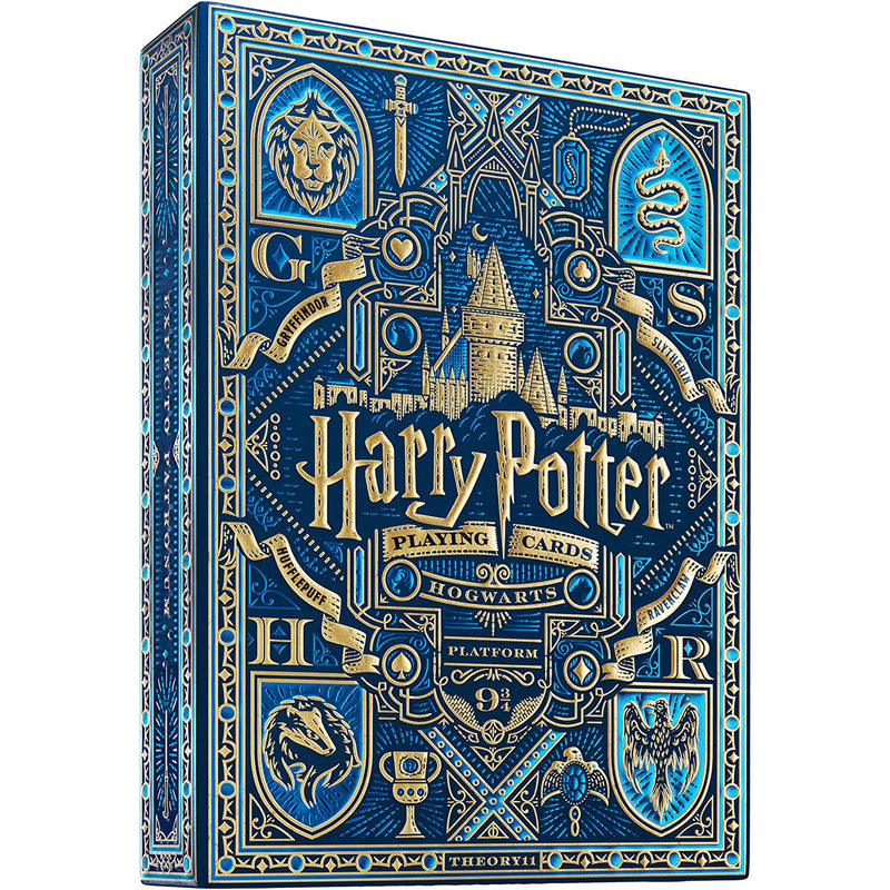 Harry Potter Playing Cards - Blue Ravenclaw - 1 Deck Card Game theory11   