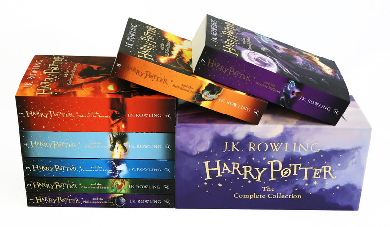 Harry Potter: The Complete Collection [7 Paperback Book Set] Book Bloomsbury   