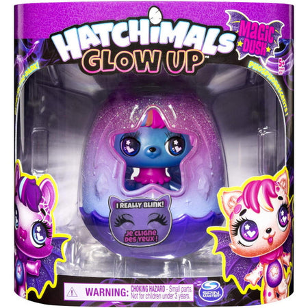Hatchimals: Glow Up - 3-inch Magic Dusk Collectible Figures with Glow-in-the-Dark Wings Toys & Games Spin Master