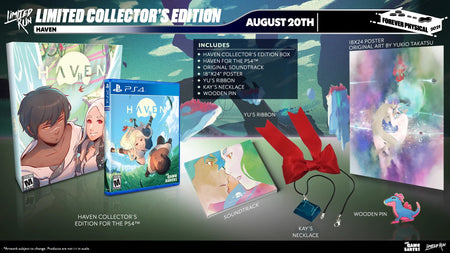 Haven - Collector's Edition - Limited Run #418 [PlayStation 4] PlayStation 4 Video Game Limited Run Games   