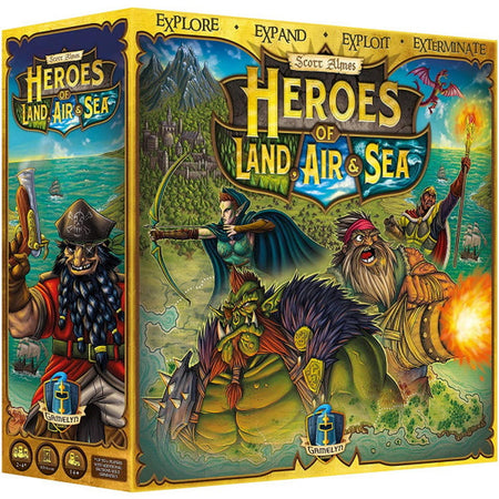 Heroes of Land, Air & Sea [Board Game, 1-4 Players] Board Game Gamelyn Games   