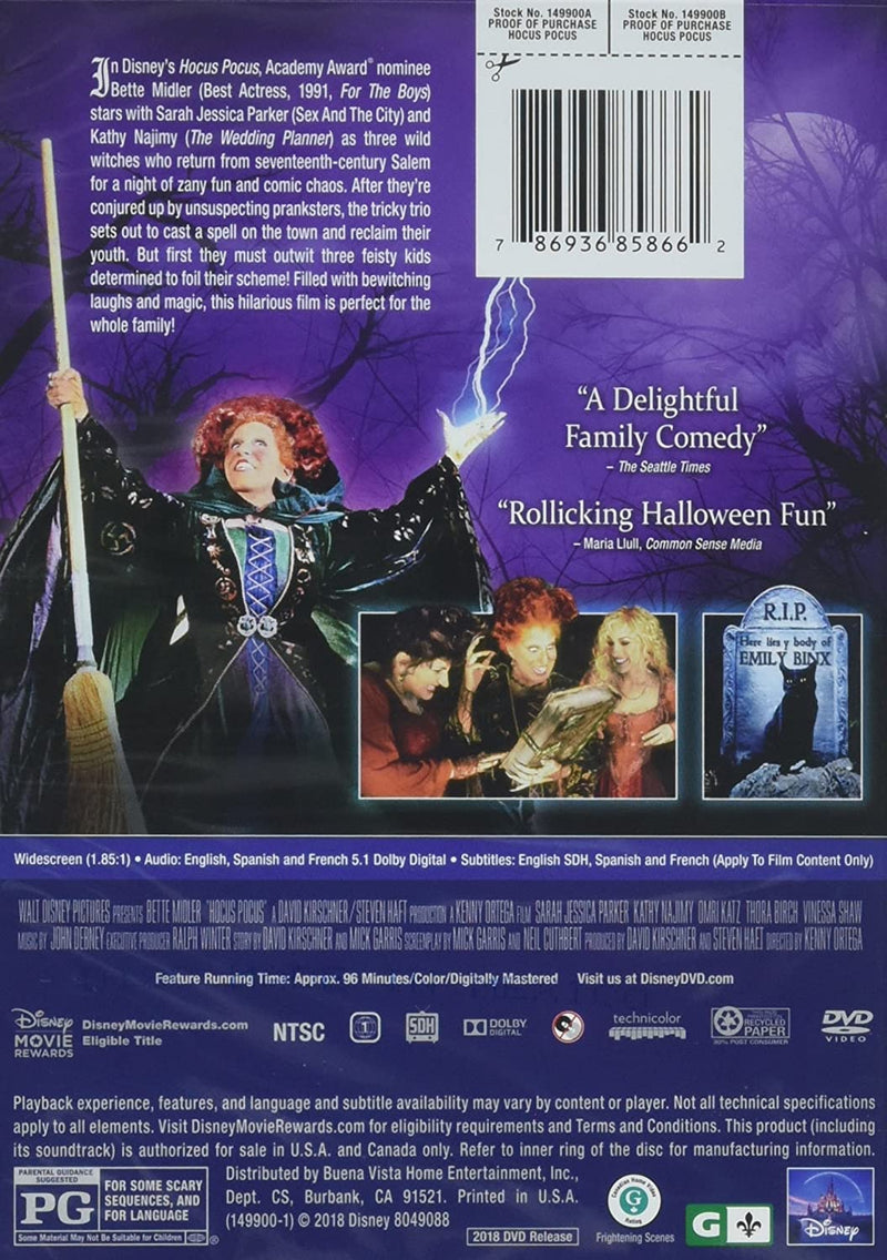 Hocus Pocus [DVD] DVDs & Blu-Rays Disney   