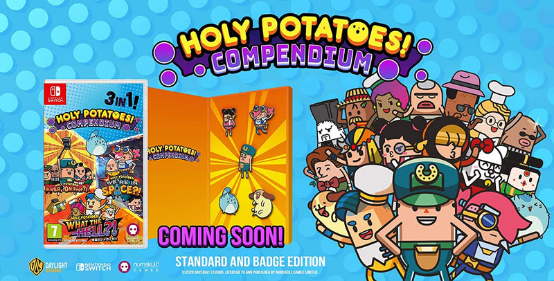 Holy Potatoes! Compendium - Badge Edition [Nintendo Switch] Nintendo Switch Video Game Numskull Games   