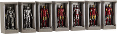 Hot Toys Iron Man 3 Iron Man Hall of Armor Minature Collectible - 7-Piece Set [Toys, Ages 15+] Toys & Games Hot Toys   