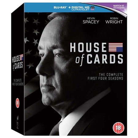 House of Cards: The Complete First Four Seasons [Blu-Ray Box Set] DVDs & Blu-Rays Netflix   