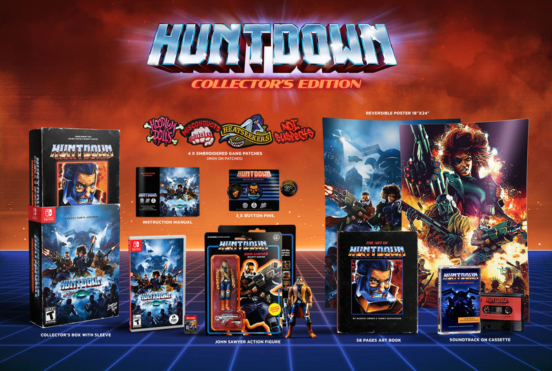 Huntdown - Collector's Edition [Nintendo Switch] Nintendo Switch Video Game Limited Run Games   