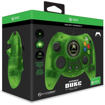 Hyperkin Duke Xbox One Wired Controller - Green Limited Edition [Xbox One Accessory] Xbox One Accessories Hyperkin   