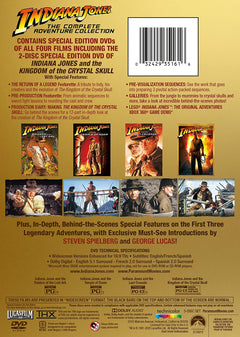 Indiana Jones: The Complete Adventure Collection [DVD Box Set] DVDs & Blu-Rays Sony   