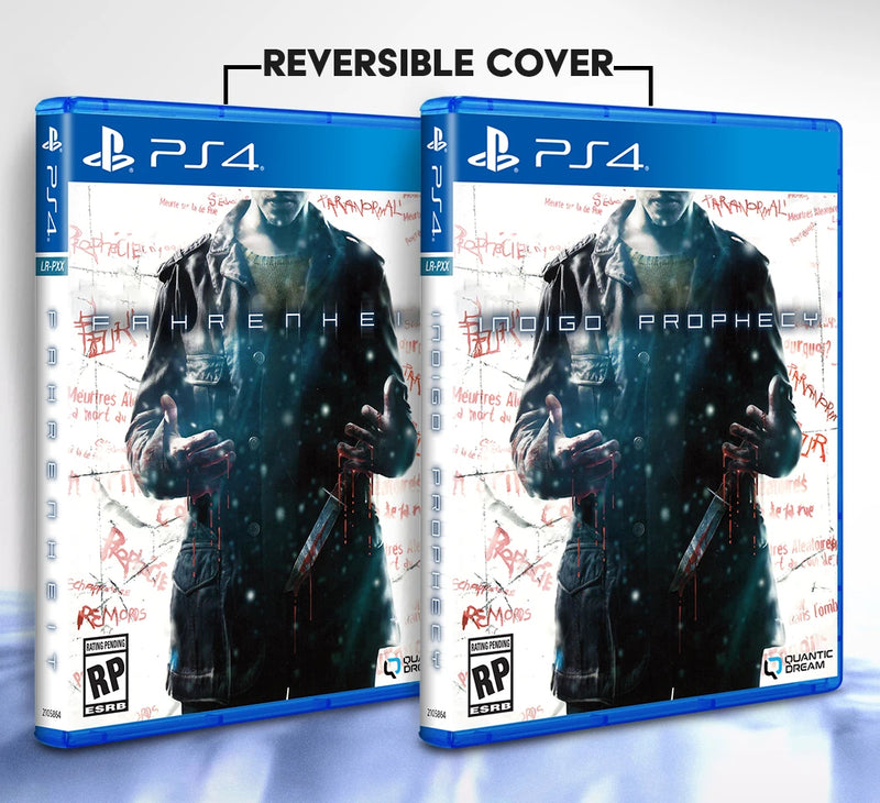 FAHRENHEIT / PS4 / LIMITED RUN #331 / NEW & SEALED / INDIGO FAHRENHEIT / PS4 / LIMITED RUN #331 / NEW & SEALED / INDIGO