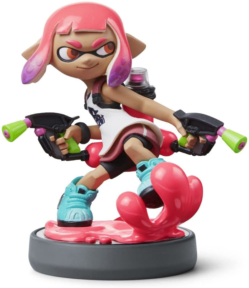 Inkling Girl Neon Pink Amiibo - Splatoon Series [Nintendo Accessory] Nintendo Accessories Nintendo   