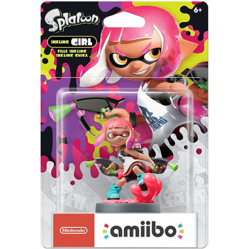 Inkling Girl Neon Pink Amiibo - Splatoon Series [Nintendo Accessory] Nintendo Accessories Nintendo   