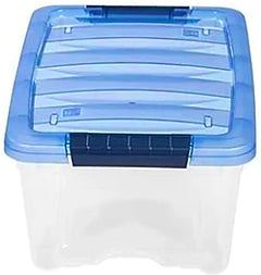 Iris Buckle Up Stackable Storage Set - 12.9 Quart / 12.2 L - 6 Pack [House & Home] House & Home Iris   