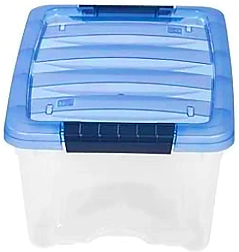 Iris Buckle Up Stackable Storage Set - 12.9 Quart / 12.2 L - 6 Pack [House & Home] House & Home Iris   