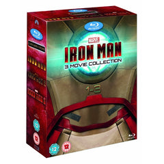 Marvel's Iron Man 1-3 [Blu-Ray 3-Movie Collection] DVDs & Blu-Rays Disney   