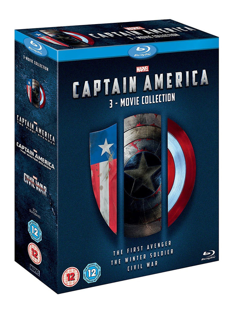 Iron Man: 3 Movie Collection + Captain America: 3 Movie Collection Bundle [Blu-Ray Box Set] DVDs & Blu-Rays Marvel   