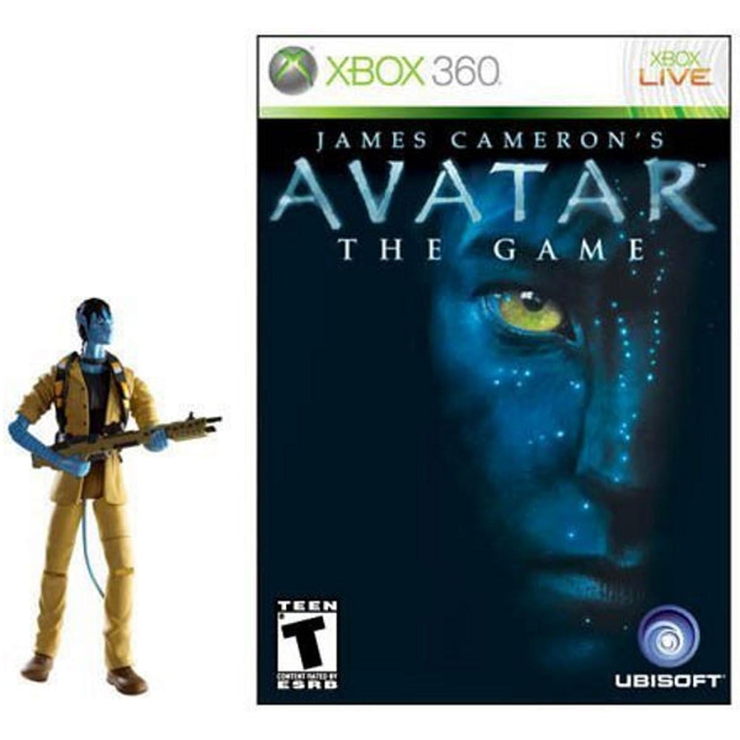 James Cameron's Avatar: The Game w/ Jake Avatar Figure [Xbox 360