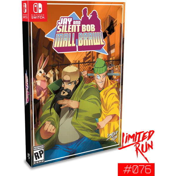 Jay and Silent Bob: Mall Brawl - Classic Edition - Limited Run #076 [Nintendo Switch] Nintendo Switch Video Game Limited Run Games   