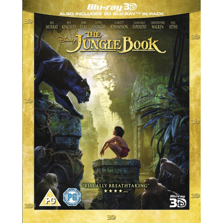 Disney's The Jungle Book [3D + 2D Blu-Ray] DVDs & Blu-Rays Disney   