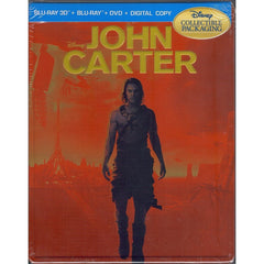 John Carter - Limited Edition SteelBook [3D + 2D Blu-ray + DVD + Digital] DVDs & Blu-Rays Disney   