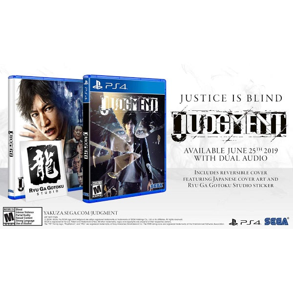Judgment [PlayStation 4] PlayStation 4 Video Game SEGA   