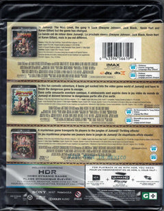 Jumanji: 3 Movie Collection 4K [4K UHD + Digital Box Set] DVDs & Blu-Rays Sony   