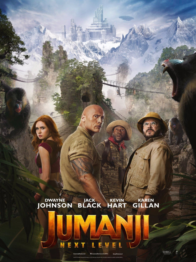 Jumanji: 3 Movie Collection 4K [4K UHD + Digital Box Set] DVDs & Blu-Rays Sony   