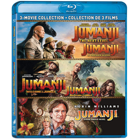 Jumanji: 3 Movie Collection [Blu-Ray Box Set] DVDs & Blu-Rays Sony Pictures