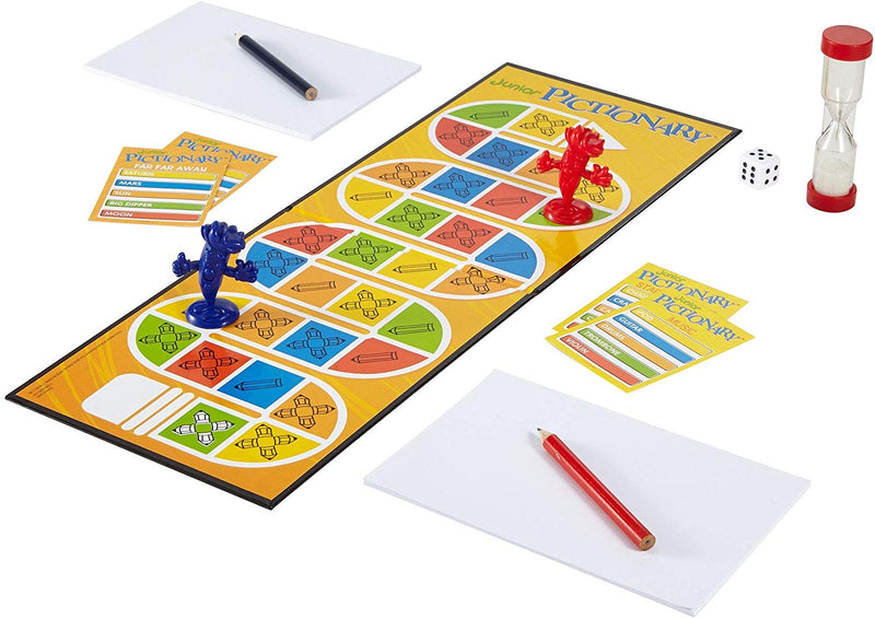 Junior Pictionary [Board Game, 2+ Players] Board Game Mattel   