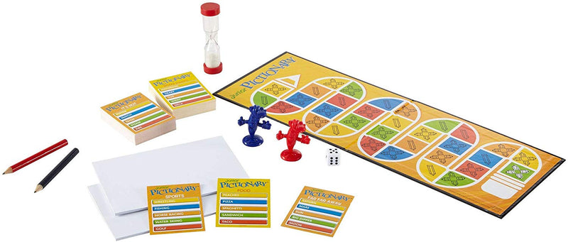 Junior Pictionary [Board Game, 2+ Players] Board Game Mattel   