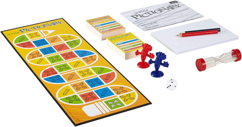 Junior Pictionary [Board Game, 2+ Players] Board Game Mattel   