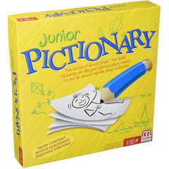 Junior Pictionary [Board Game, 2+ Players] Board Game Mattel   