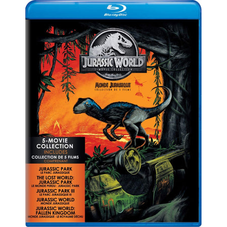 Jurassic World: 5-Movie Collection [Blu-Ray + Digital Box Set] DVDs & Blu-Rays MGM   