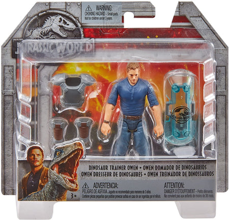 Jurassic World: Basic Figure - Dinosaur Trainer Owen [Toys, Ages 3+] Toys & Games Mattel   